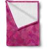 Ambesonne Circus Throw Blanket, Vintage Circus Characters Acrobat Bearded Lady Gymnast Strong Man Harlequin Mime, Flannel Fleece Accent Piece Soft Couch Cover for Adults, 70″ x 90″, Pink Tan(Dark Magenta Magenta)