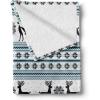 Ambesonne Circus Throw Blanket, Vintage Circus Characters Acrobat Bearded Lady Gymnast Strong Man Harlequin Mime, Flannel Fleece Accent Piece Soft Couch Cover for Adults, 70″ x 90″, Pink Tan(Black White Sky Blue)