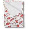 Ambesonne Circus Throw Blanket, Vintage Circus Characters Acrobat Bearded Lady Gymnast Strong Man Harlequin Mime, Flannel Fleece Accent Piece Soft Couch Cover for Adults, 70″ x 90″, Pink Tan(Dark Salmon Beige and White)
