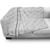 Ambesonne Circus Throw Blanket, Vintage Circus Characters Acrobat Bearded Lady Gymnast Strong Man Harlequin Mime, Flannel Fleece Accent Piece Soft Couch Cover for Adults, 70″ x 90″, Pink Tan(White Grey)