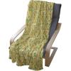 Ambesonne Circus Throw Blanket, Vintage Circus Characters Acrobat Bearded Lady Gymnast Strong Man Harlequin Mime, Flannel Fleece Accent Piece Soft Couch Cover for Adults, 70″ x 90″, Pink Tan(Yellow Multicolor)