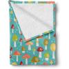 Ambesonne Circus Throw Blanket, Vintage Circus Characters Acrobat Bearded Lady Gymnast Strong Man Harlequin Mime, Flannel Fleece Accent Piece Soft Couch Cover for Adults, 70″ x 90″, Pink Tan(Dark Seafoam Multicolor)