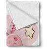 Ambesonne Circus Throw Blanket, Vintage Circus Characters Acrobat Bearded Lady Gymnast Strong Man Harlequin Mime, Flannel Fleece Accent Piece Soft Couch Cover for Adults, 70″ x 90″, Pink Tan(Yellow Pink)