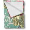 Ambesonne Circus Throw Blanket, Vintage Circus Characters Acrobat Bearded Lady Gymnast Strong Man Harlequin Mime, Flannel Fleece Accent Piece Soft Couch Cover for Adults, 70″ x 90″, Pink Tan(Teal Pink)