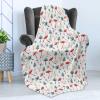 Ambesonne Circus Throw Blanket, Vintage Circus Characters Acrobat Bearded Lady Gymnast Strong Man Harlequin Mime, Flannel Fleece Accent Piece Soft Couch Cover for Adults, 70″ x 90″, Pink Tan(Pale Teal Ruby and Apricot)