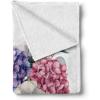 Ambesonne Circus Throw Blanket, Vintage Circus Characters Acrobat Bearded Lady Gymnast Strong Man Harlequin Mime, Flannel Fleece Accent Piece Soft Couch Cover for Adults, 70″ x 90″, Pink Tan(Purple White)