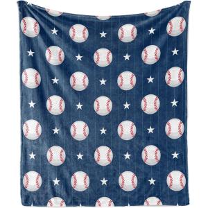 Ambesonne Circus Throw Blanket, Vintage Circus Characters Acrobat Bearded Lady Gymnast Strong Man Harlequin Mime, Flannel Fleece Accent Piece Soft Couch Cover for Adults, 70″ x 90″, Pink Tan(Blue Red)
