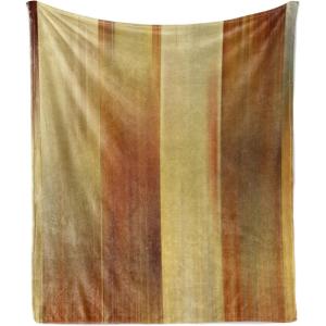 Ambesonne Circus Throw Blanket, Vintage Circus Characters Acrobat Bearded Lady Gymnast Strong Man Harlequin Mime, Flannel Fleece Accent Piece Soft Couch Cover for Adults, 70″ x 90″, Pink Tan(Yellow Ginger)