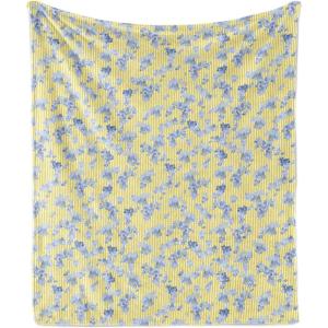 Ambesonne Circus Throw Blanket, Vintage Circus Characters Acrobat Bearded Lady Gymnast Strong Man Harlequin Mime, Flannel Fleece Accent Piece Soft Couch Cover for Adults, 70″ x 90″, Pink Tan(Yellow Ceil)