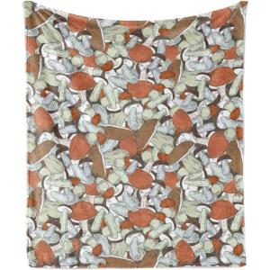 Ambesonne Circus Throw Blanket, Vintage Circus Characters Acrobat Bearded Lady Gymnast Strong Man Harlequin Mime, Flannel Fleece Accent Piece Soft Couch Cover for Adults, 70″ x 90″, Pink Tan(Cocoa Pale Cinnamon)