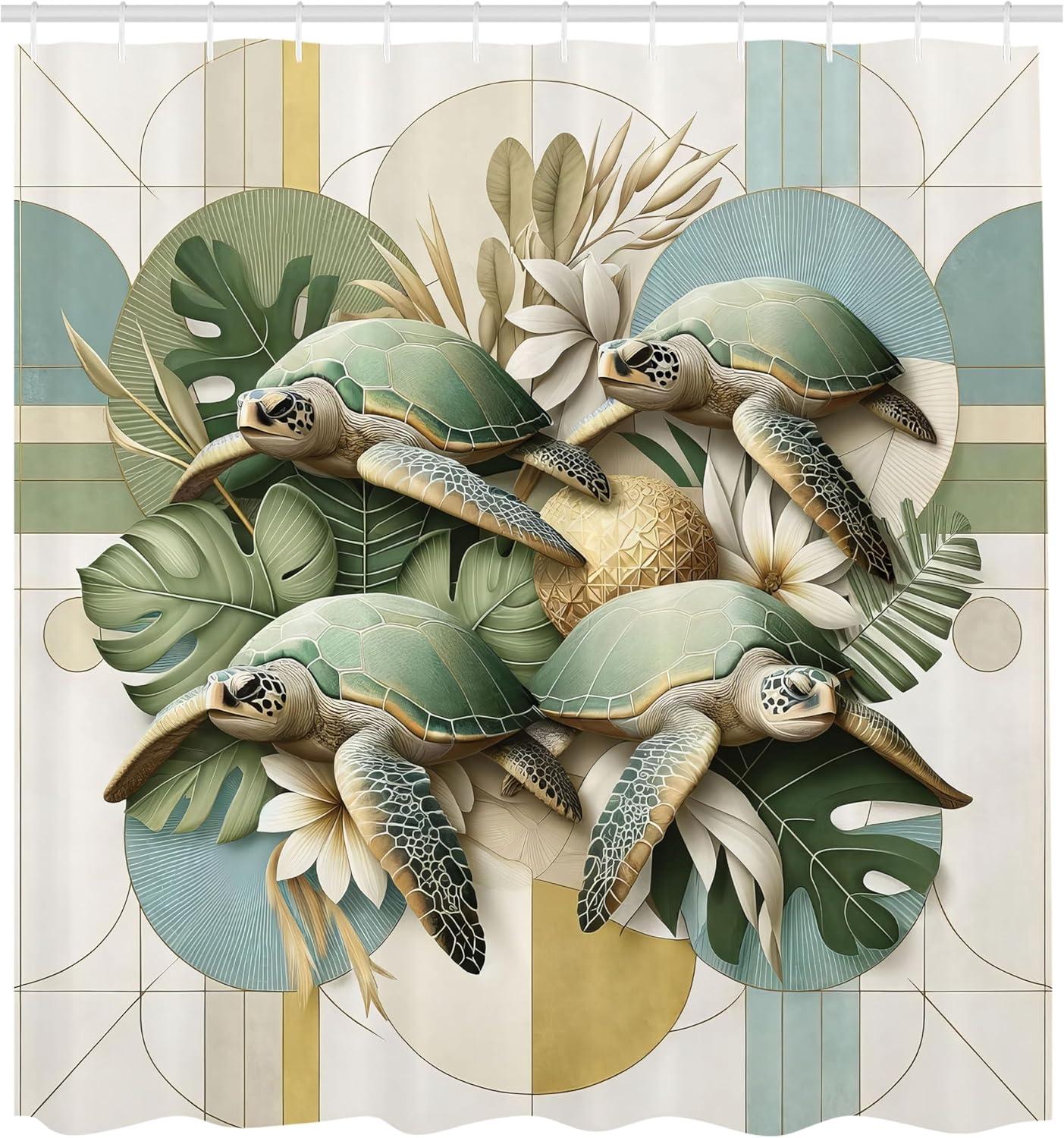 imageAmbesonne Navy Blue Shower Curtain Modern Eucalyptus Leaves with Romantic Winter Vibe in Cold Color Palette Cloth Fabric Bathroom Decor Set with Hooks 69 W x 75 L Blue Grey and WhiteBlue Green and Mustard