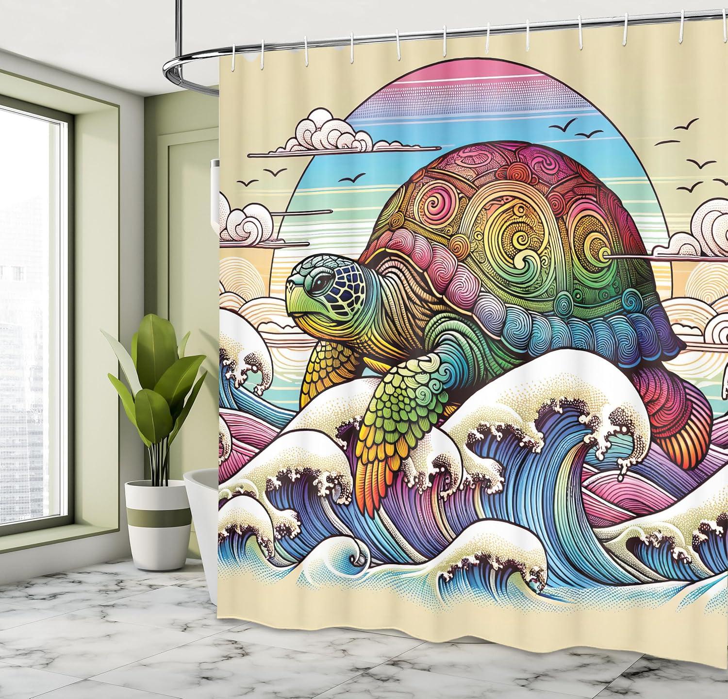 imageAmbesonne Navy Blue Shower Curtain Modern Eucalyptus Leaves with Romantic Winter Vibe in Cold Color Palette Cloth Fabric Bathroom Decor Set with Hooks 69 W x 75 L Blue Grey and WhiteGrey Yellow and Multicolor