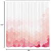 Ambesonne Chocolate Shower Curtain, Abstract Flowers with Dotted Lines Vintage Inspirations in Romantic Composition, Fabric Bathroom Decor Set with Hooks, 105″ Extra Wide, Beige Brown(White Coral Peach Magenta)