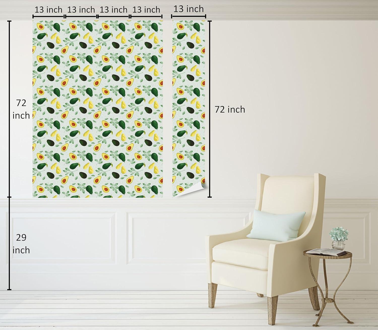 imageAmbesonne Duck Peel amp Stick Wallpaper for Home Aquarelle Look Flying Birds on Dark Jungle Tone Leafy Flowers Pattern Back SelfAdhesive Living Room Kitchen Accent 13 x 36 Dark Indigo MulticolorGreen Khaki Cinnamon