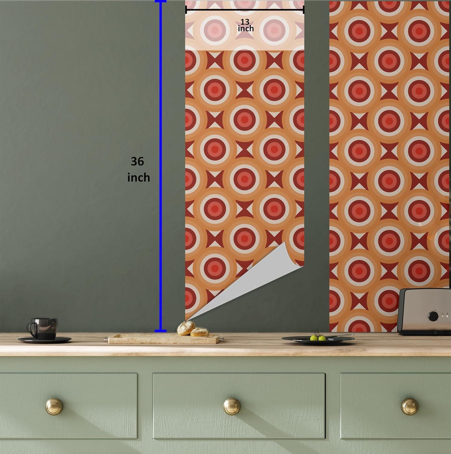 imageAmbesonne Duck Peel amp Stick Wallpaper for Home Aquarelle Look Flying Birds on Dark Jungle Tone Leafy Flowers Pattern Back SelfAdhesive Living Room Kitchen Accent 13 x 36 Dark Indigo MulticolorApricot Salmon Raspberry