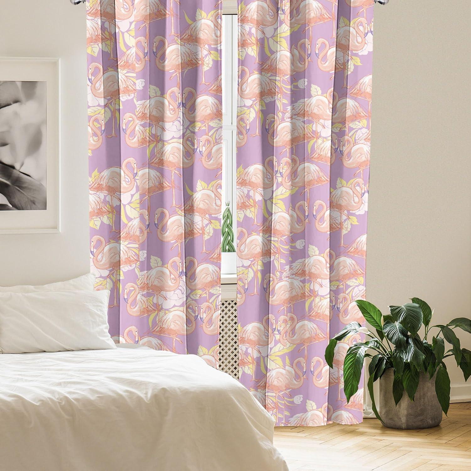 imageAmbesonne Floral Curtains Fashion Design Garden Artwork of Repetitive Red Peony Flowers Neutral Window Treatments 2 Panel Set for Living Room Bedroom Pair of 28 x 84 Dark Coral Pale CaramelBlush Lilac Pale Yellow