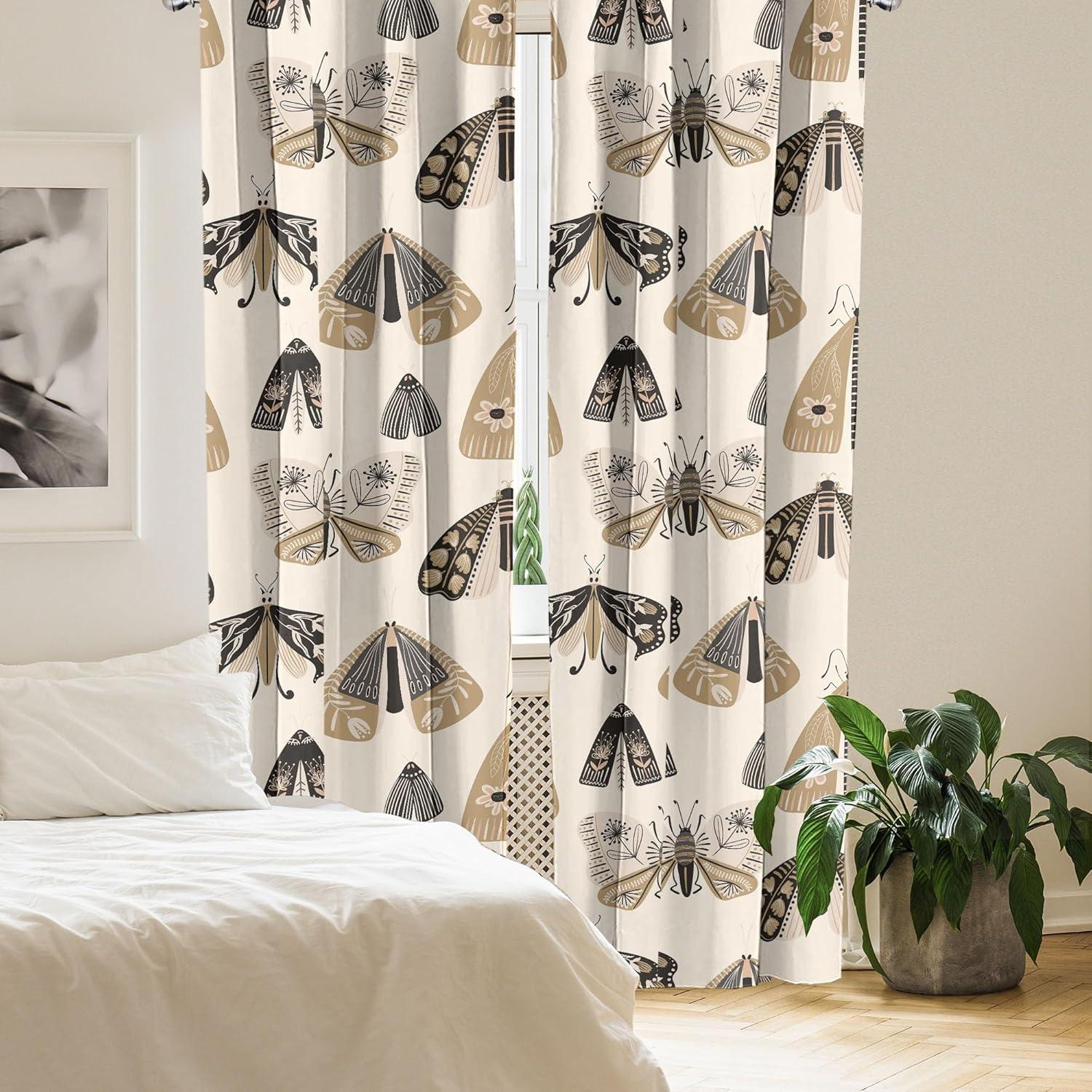 imageAmbesonne Floral Design Curtains Traditional Damask Flower Pattern Geometric Neutral Boho Artwork Window Treatments 2 Panel Set for Living Room Bedroom Pair of 28 x 95 Cobalt Blue and WhiteCamel Cream Charcoal Grey
