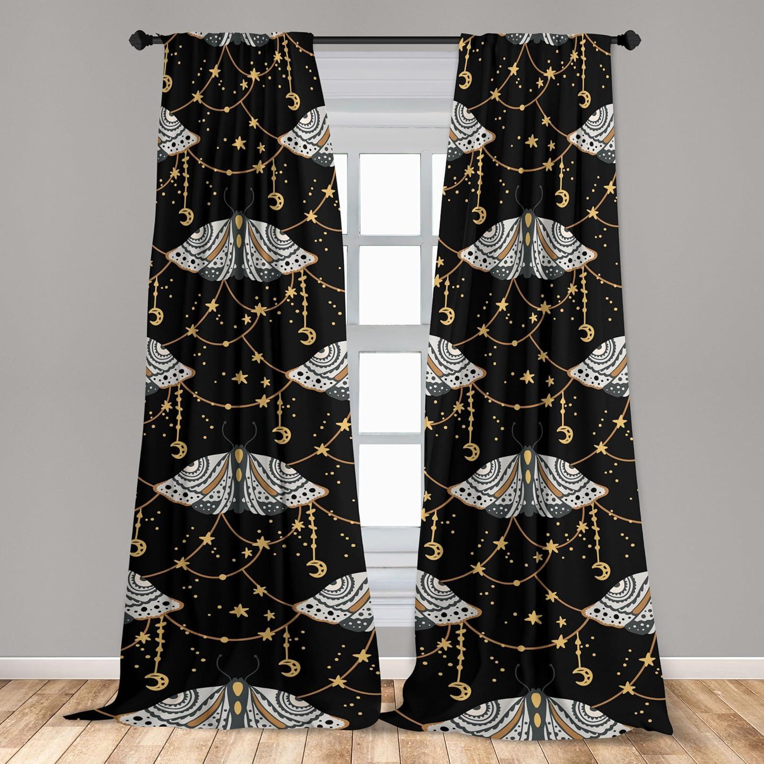 imageAmbesonne Floral Design Curtains Traditional Damask Flower Pattern Geometric Neutral Boho Artwork Window Treatments 2 Panel Set for Living Room Bedroom Pair of 28 x 95 Cobalt Blue and WhiteMustard Purpleblue White