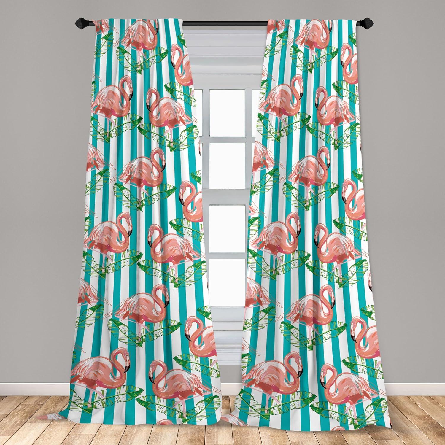 imageAmbesonne Gothic Wings Curtains Outline Style Illustrated Wild Nature Moth Pattern Neutral Colors Window Treatments 2 Panel Set for Living Room Bedroom Pair of 28 x 63 Charcoal Grey Sea BlueDark Seafoam and Blush