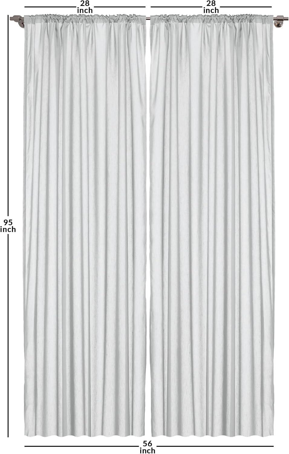 imageAmbesonne Tropical Leaves Curtains Retro Wave Colors Monstera Palm Tree Leaves Neutral Boho Print Window Treatments 2 Panel Set for Living Room Bedroom Pair of 28 x 84 Dark Lavender IndigoBurnt Sienna Pale Blue