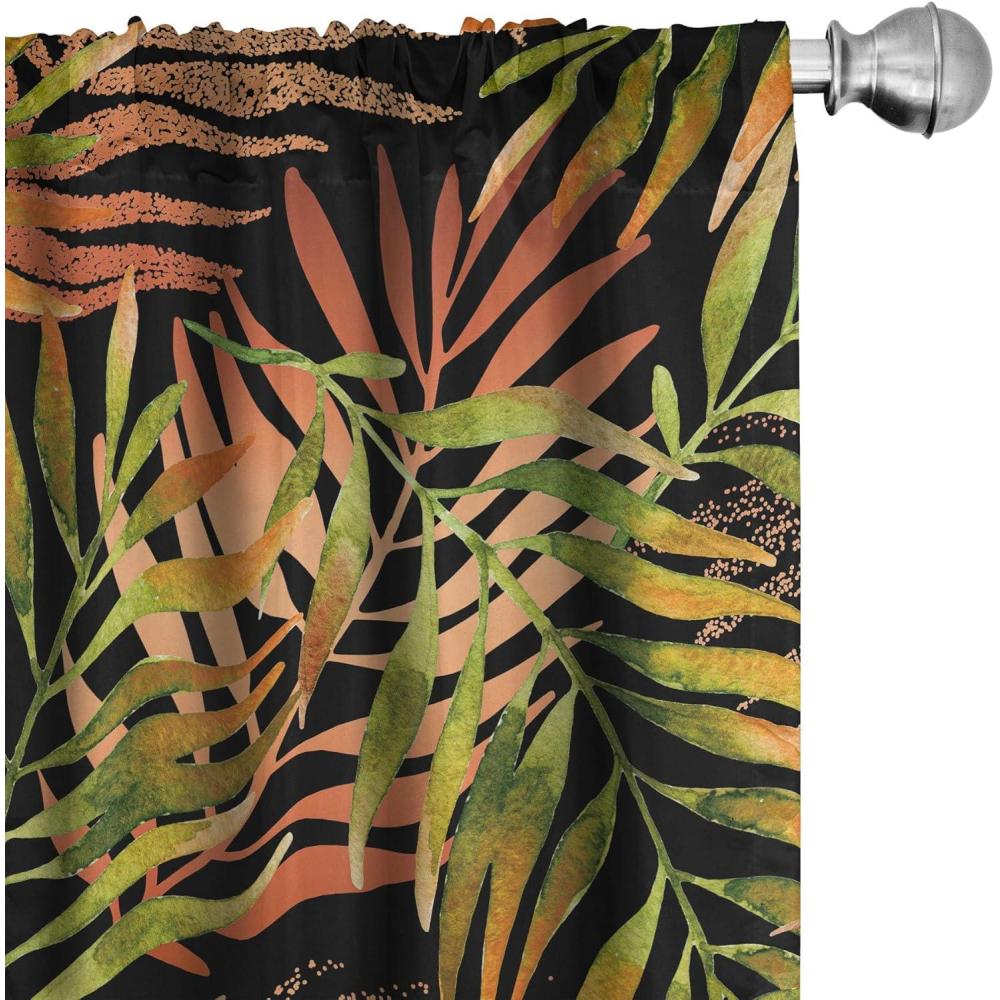 imageAmbesonne Delicate Roses Curtains Neutral Vintage Floral Scene with Leafy Ornaments Romantic Print Window Treatments 2 Panel Set for Living Room Bedroom Pair of  28 x 63 Pastel Pink Pale GreyVermilion Lime Green