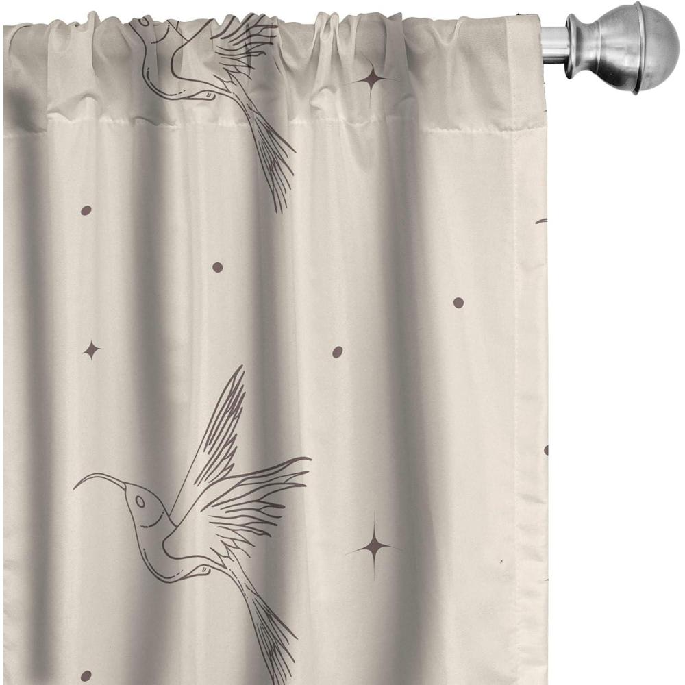 imageAmbesonne Floral Design Curtains Traditional Damask Flower Pattern Geometric Neutral Boho Artwork Window Treatments 2 Panel Set for Living Room Bedroom Pair of  28 x 95 Cobalt Blue and WhiteCream Pale Grey