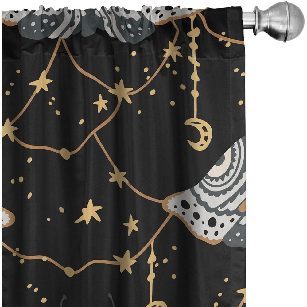 imageAmbesonne Floral Design Curtains Traditional Damask Flower Pattern Geometric Neutral Boho Artwork Window Treatments 2 Panel Set for Living Room Bedroom Pair of 28 x 95 Cobalt Blue and WhiteMustard Purpleblue White