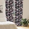 Ambesonne Birds and Nature Curtains, Cottagecore Vibe Neutral Colors Boho Animals and Flower Art, Window Treatments 2 Panel Set for Living Room Bedroom, Pair of – 28″ x 63″, Dark Lavender Pastel Pink(Purpleblue Maroon)