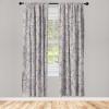 Ambesonne Birds and Nature Curtains, Cottagecore Vibe Neutral Colors Boho Animals and Flower Art, Window Treatments 2 Panel Set for Living Room Bedroom, Pair of – 28″ x 63″, Dark Lavender Pastel Pink(Pale Mustard Purpleblue)