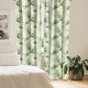 Ambesonne Birds and Nature Curtains, Cottagecore Vibe Neutral Colors Boho Animals and Flower Art, Window Treatments 2 Panel Set for Living Room Bedroom, Pair of – 28″ x 63″, Dark Lavender Pastel Pink(Fern Green Beige Magenta)