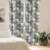 Ambesonne Birds and Nature Curtains, Cottagecore Vibe Neutral Colors Boho Animals and Flower Art, Window Treatments 2 Panel Set for Living Room Bedroom, Pair of – 28″ x 63″, Dark Lavender Pastel Pink(Warm Taupe Dimgray)
