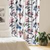 Ambesonne Birds and Nature Curtains, Cottagecore Vibe Neutral Colors Boho Animals and Flower Art, Window Treatments 2 Panel Set for Living Room Bedroom, Pair of – 28″ x 63″, Dark Lavender Pastel Pink(Dimgray Rose and Blue)
