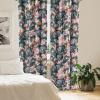 Ambesonne Blooming Flowers Curtains, Simple Design Floral Sketch Pattern with Neutral Leaves Art, Window Treatments 2 Panel Set for Living Room Bedroom, Pair of – 28″ x 95″, Dark Coral Dimgray White(Dark Teal Pale Pink)