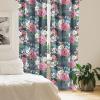 Ambesonne Blooming Flowers Curtains, Simple Design Floral Sketch Pattern with Neutral Leaves Art, Window Treatments 2 Panel Set for Living Room Bedroom, Pair of – 28″ x 95″, Dark Coral Dimgray White(Pink Dark Teal)