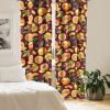 Ambesonne Boho Feathers Curtains, Vintage Japanese Feels Fuzz Sketch Pattern Neutral Colors Artwork, Window Treatments 2 Panel Set for Living Room Bedroom, Pair of – 28″ x 95″, Purple Charcoal Grey(Marigold Forest Green)