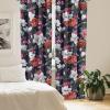 Ambesonne Boho Feathers Curtains, Vintage Japanese Feels Fuzz Sketch Pattern Neutral Colors Artwork, Window Treatments 2 Panel Set for Living Room Bedroom, Pair of – 28″ x 95″, Purple Charcoal Grey(Raspberry and Petrol Blue)
