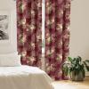 Ambesonne Boho Feathers Curtains, Vintage Japanese Feels Fuzz Sketch Pattern Neutral Colors Artwork, Window Treatments 2 Panel Set for Living Room Bedroom, Pair of – 28″ x 95″, Purple Charcoal Grey(Army Green and Dark Rust)