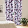 Ambesonne Boho Feathers Curtains, Vintage Japanese Feels Fuzz Sketch Pattern Neutral Colors Artwork, Window Treatments 2 Panel Set for Living Room Bedroom, Pair of – 28″ x 95″, Purple Charcoal Grey(Dark Magenta Pale Blue)