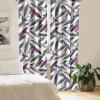 Ambesonne Boho Feathers Curtains, Vintage Japanese Feels Fuzz Sketch Pattern Neutral Colors Artwork, Window Treatments 2 Panel Set for Living Room Bedroom, Pair of – 28″ x 95″, Purple Charcoal Grey(Purple Charcoal Grey)