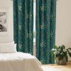 Ambesonne Boho Moth Curtains, Mystic Feel Wild Nature Wingy Animals with Trippy Colors Print Neutral, Window Treatments 2 Panel Set for Living Room Bedroom, Pair of – 28″ x 84″, Plum Purple Sea Blue(Teal Earth Yellow Amber)