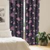 Ambesonne Boho Moth Curtains, Mystic Feel Wild Nature Wingy Animals with Trippy Colors Print Neutral, Window Treatments 2 Panel Set for Living Room Bedroom, Pair of – 28″ x 84″, Plum Purple Sea Blue(Plum Dark Magenta)