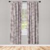 Ambesonne Boho Moth Curtains, Mystic Feel Wild Nature Wingy Animals with Trippy Colors Print Neutral, Window Treatments 2 Panel Set for Living Room Bedroom, Pair of – 28″ x 84″, Plum Purple Sea Blue(Dark Sepia and Pale Rose)