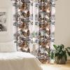 Ambesonne Boho Moth Curtains, Mystic Feel Wild Nature Wingy Animals with Trippy Colors Print Neutral, Window Treatments 2 Panel Set for Living Room Bedroom, Pair of – 28″ x 84″, Plum Purple Sea Blue(Dark Cocoa and Almond Green)