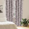 Ambesonne Boho Moth Curtains, Mystic Feel Wild Nature Wingy Animals with Trippy Colors Print Neutral, Window Treatments 2 Panel Set for Living Room Bedroom, Pair of – 28″ x 84″, Plum Purple Sea Blue(Dark Sepia and Pale Rose)