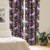 Ambesonne Boho Moth Curtains, Mystic Feel Wild Nature Wingy Animals with Trippy Colors Print Neutral, Window Treatments 2 Panel Set for Living Room Bedroom, Pair of – 28″ x 84″, Plum Purple Sea Blue(Mauve Fuchsia Sand Brown)