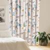 Ambesonne Boho Moth Curtains, Mystic Feel Wild Nature Wingy Animals with Trippy Colors Print Neutral, Window Treatments 2 Panel Set for Living Room Bedroom, Pair of – 28″ x 84″, Plum Purple Sea Blue(Marigold Pale Slate Blue)