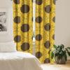 Ambesonne Boho Moth Curtains, Mystic Feel Wild Nature Wingy Animals with Trippy Colors Print Neutral, Window Treatments 2 Panel Set for Living Room Bedroom, Pair of – 28″ x 84″, Plum Purple Sea Blue(Mustard and Dark Cocoa)