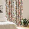 Ambesonne Boho Wings Curtains, Cottagecore Inspired Neutral Butterfly Pattern with Floral Ornaments, Window Treatments 2 Panel Set for Living Room Bedroom, Pair of – 28″ x 84″, Dark Sand Brown Taupe(Laurel Green Pale Caramel)