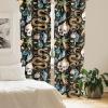 Ambesonne Boho Wings Curtains, Cottagecore Inspired Neutral Butterfly Pattern with Floral Ornaments, Window Treatments 2 Panel Set for Living Room Bedroom, Pair of – 28″ x 84″, Dark Sand Brown Taupe(Charcoal Grey Multicolor)