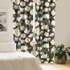 Ambesonne Boho Wings Curtains, Cottagecore Inspired Neutral Butterfly Pattern with Floral Ornaments, Window Treatments 2 Panel Set for Living Room Bedroom, Pair of – 28″ x 84″, Dark Sand Brown Taupe(Dark Cocoa Reseda Green)
